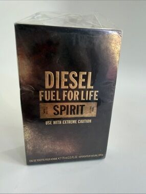 Fuel for Life Spirit by Diesel EDT Spray for Men 2.5 oz / 75 ml New Rare